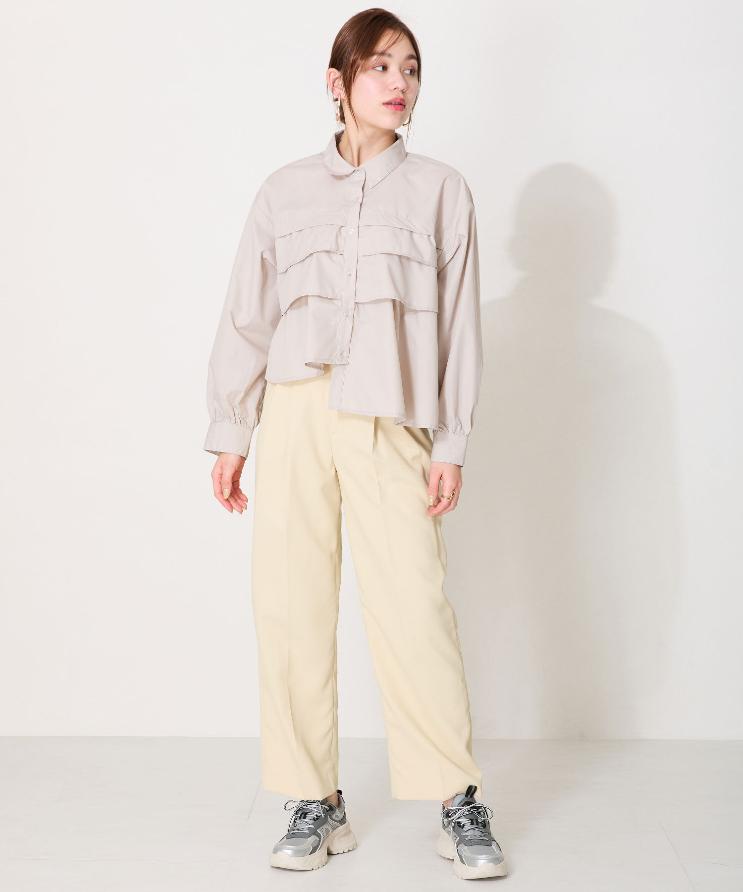 ORiental TRaffic「配色パーツダッドスニーカー/OT3754」|スニーカー|