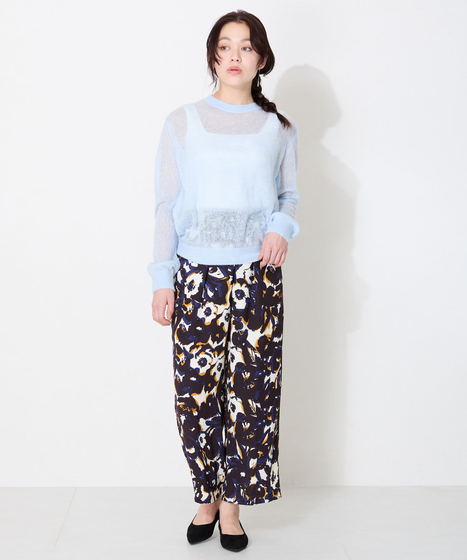 ORiental TRaffic「【跳べるパンプス/シリーズ累計１５０万足突破】メタリックライン フラット /R-3218 パンプス クッション」|パンプス|