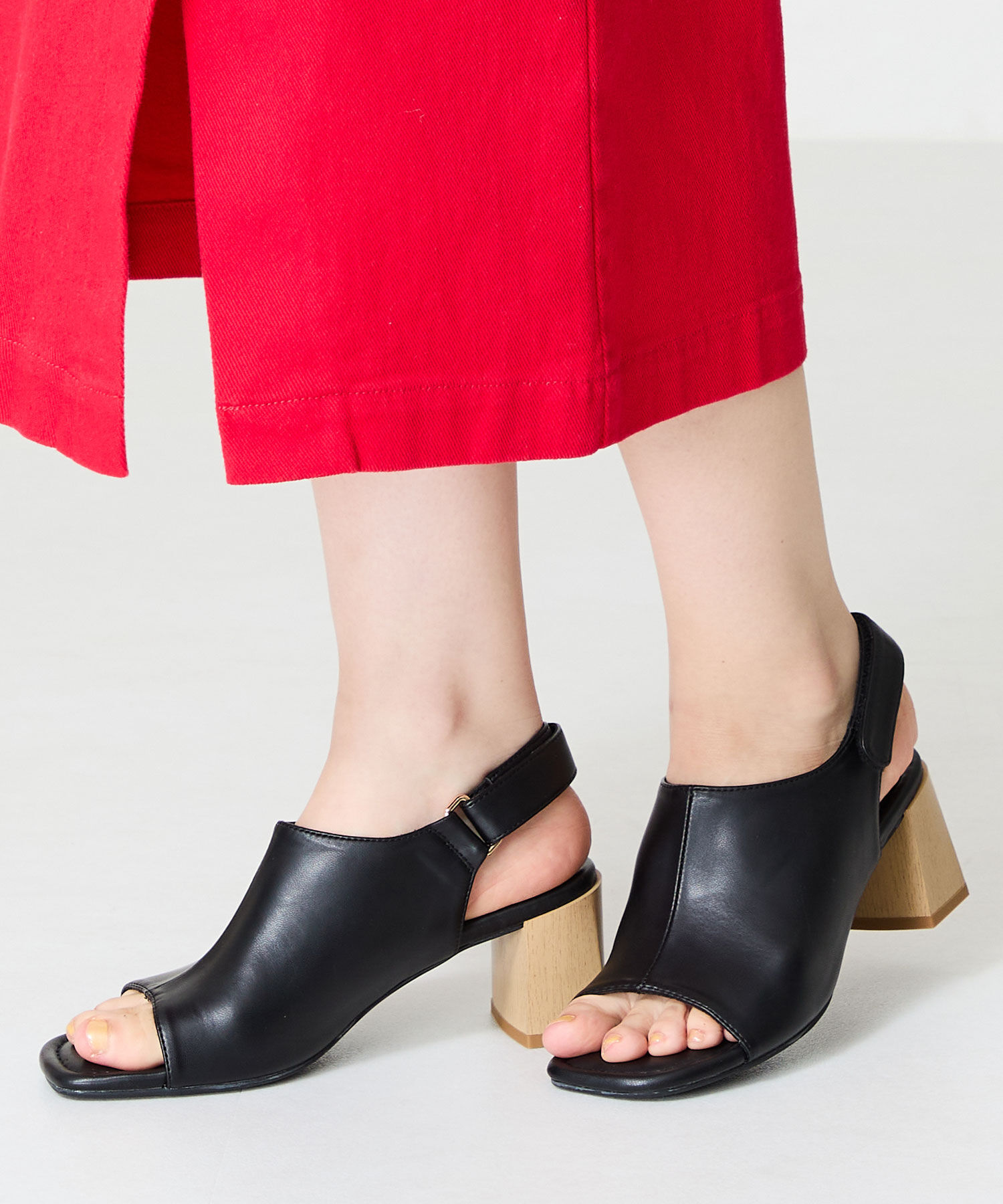 ORiental TRaffic「甲深ソフトレザーサンダル/51205 サンダル トレンド 人気 売れてる クッション」|サンダル|