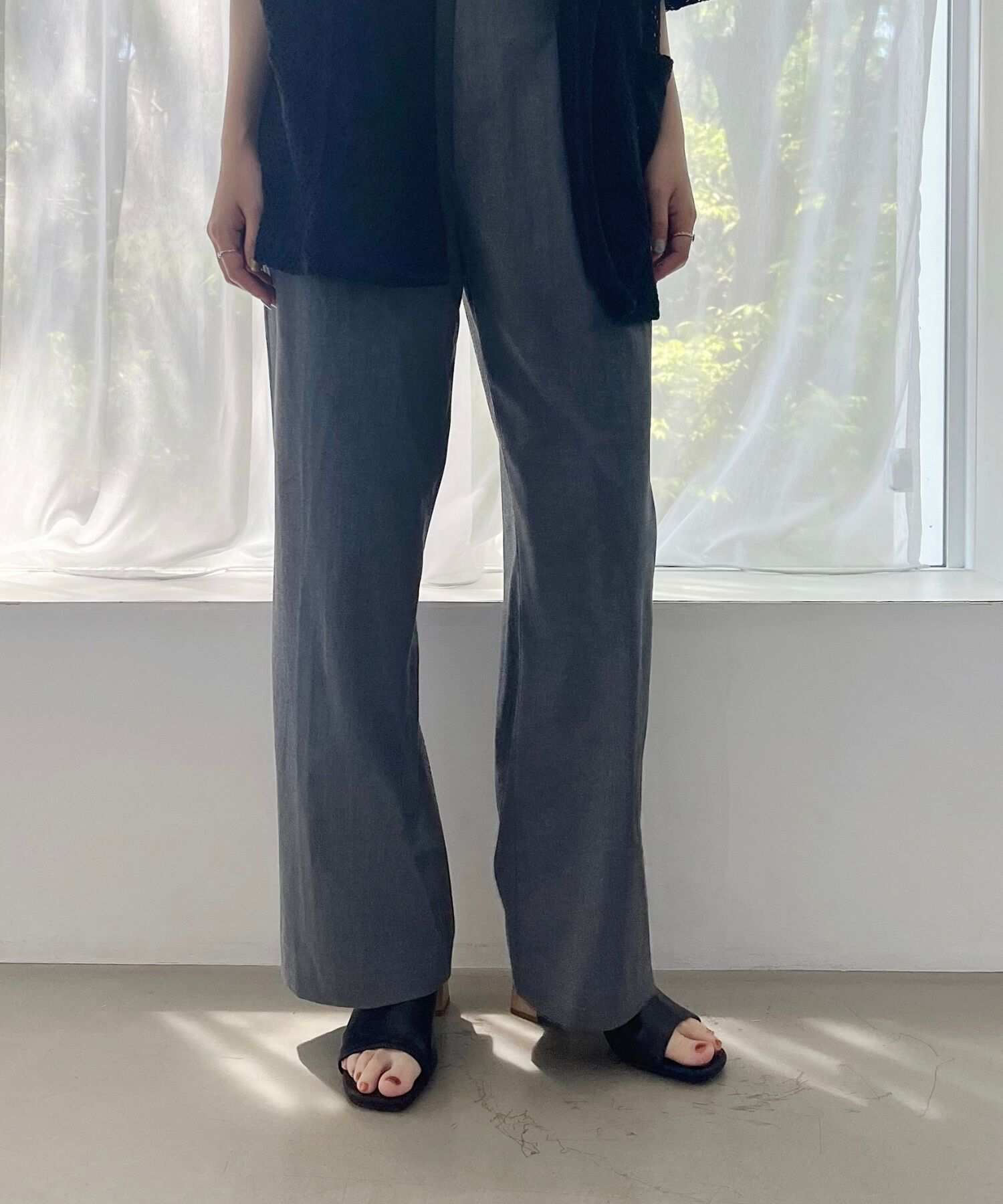 ORiental TRaffic「甲深ソフトレザーサンダル/51205 サンダル トレンド 人気 売れてる クッション」|サンダル|