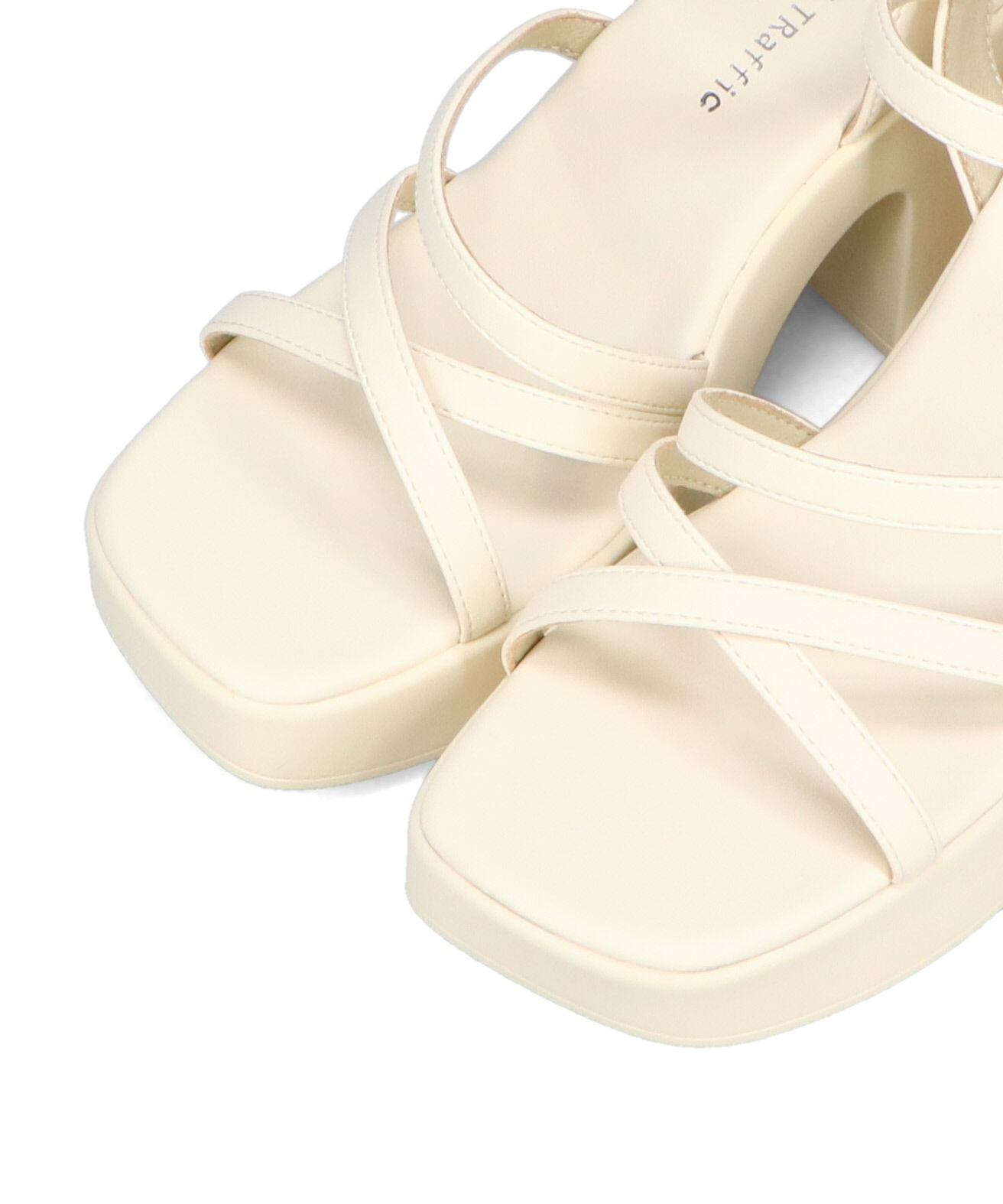 ORiental TRaffic「ナローストラップ厚底ヒールサンダル/51203 サンダル 厚底 ヒール9.3cm 人気 トレンド」|サンダル|