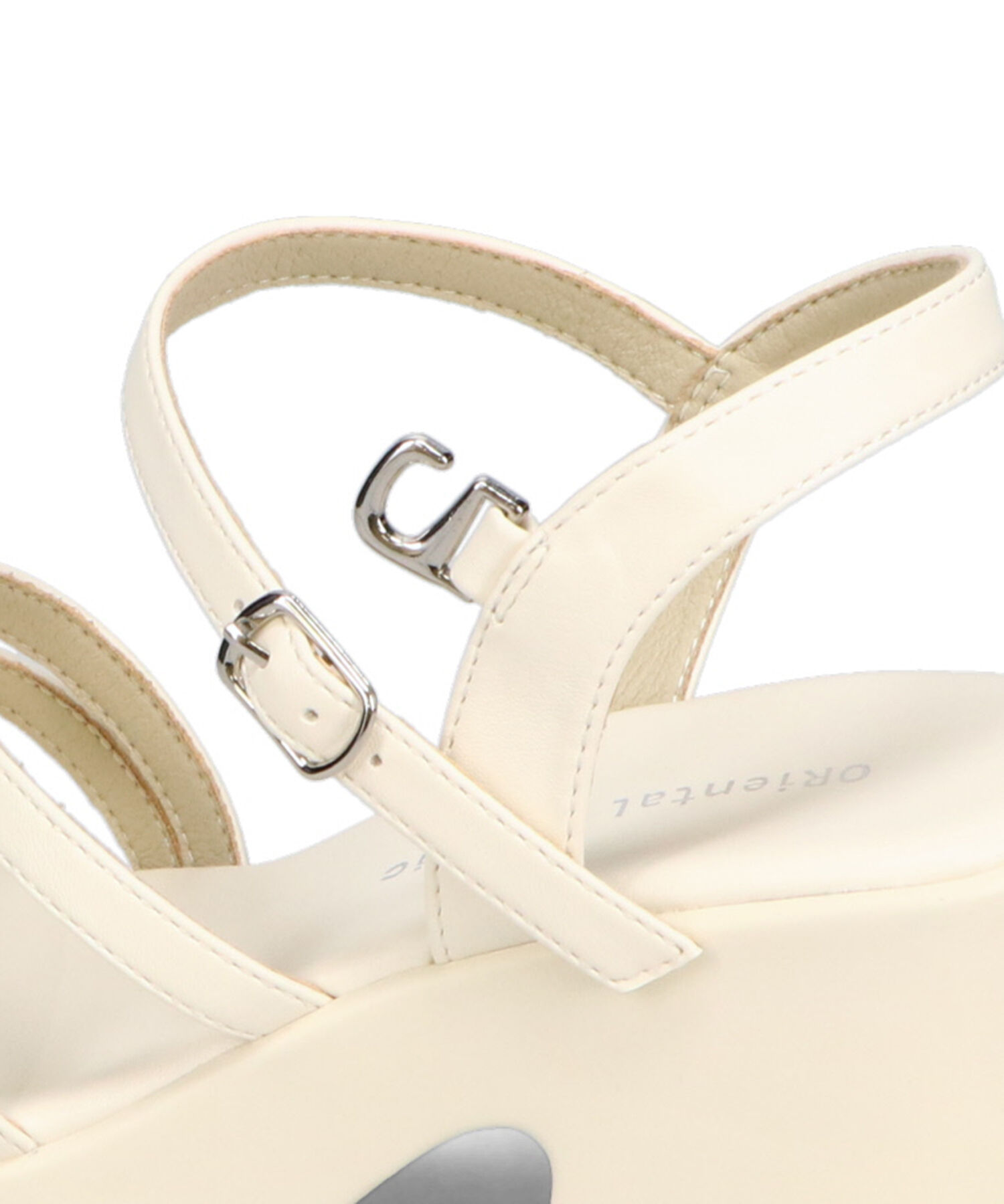 ORiental TRaffic「ナローストラップ厚底ヒールサンダル/51203 サンダル 厚底 ヒール9.3cm 人気 トレンド」|サンダル|