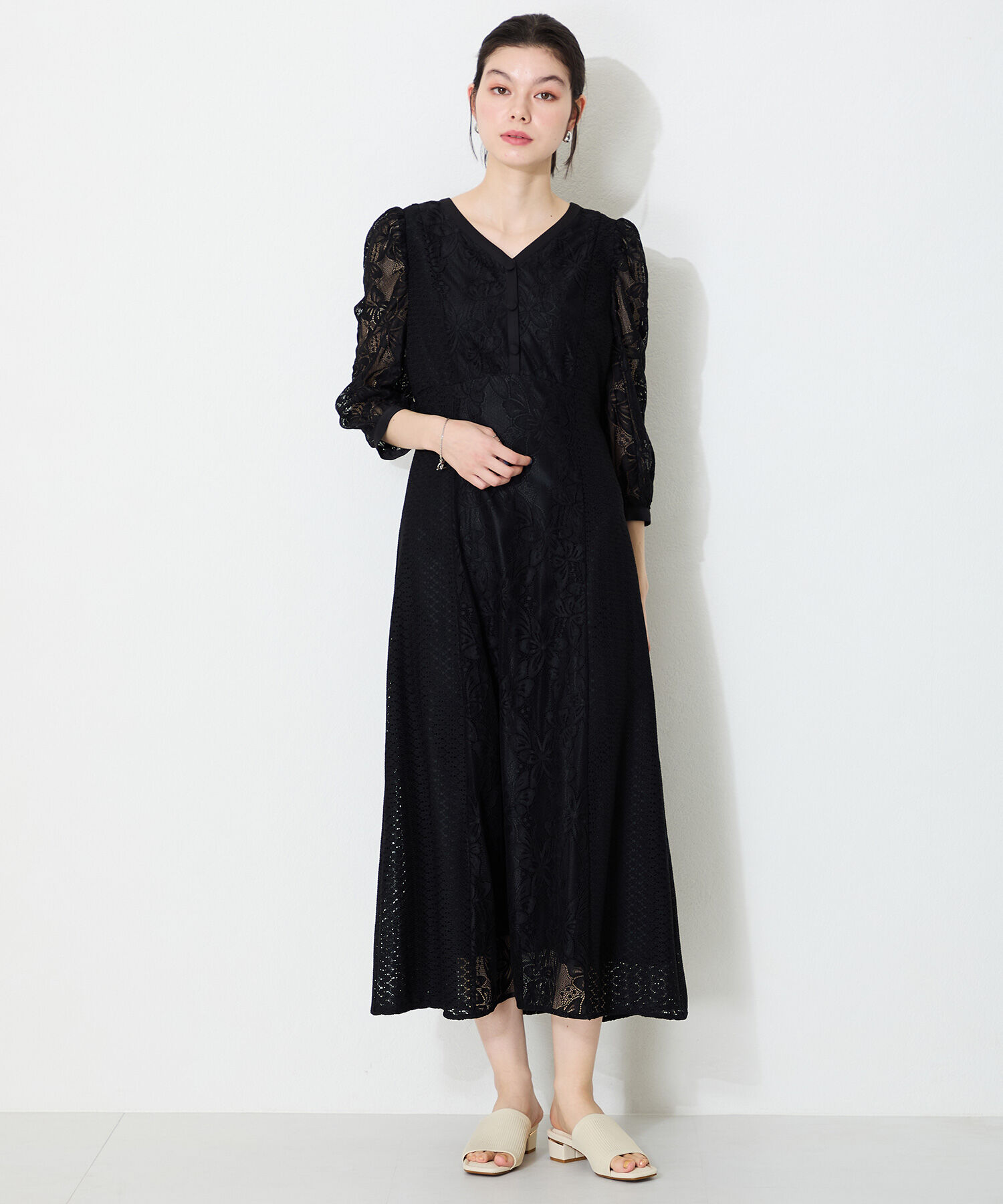 WA Oriental TRaffic「ニットミュールサンダル/52207 ミュール ニット トレンド サンダル 柔らかい 人気」|サンダル|