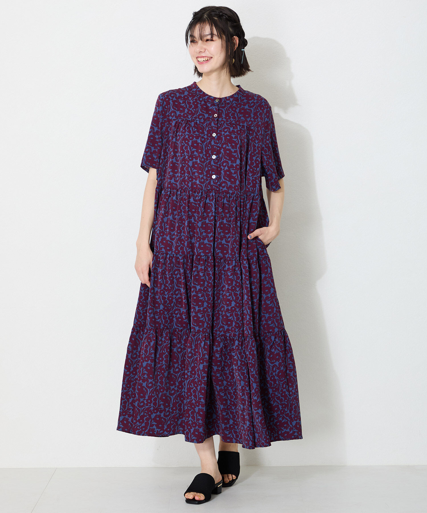 WA Oriental TRaffic「ニットミュールサンダル/52207 ミュール ニット トレンド サンダル 柔らかい 人気」|サンダル|