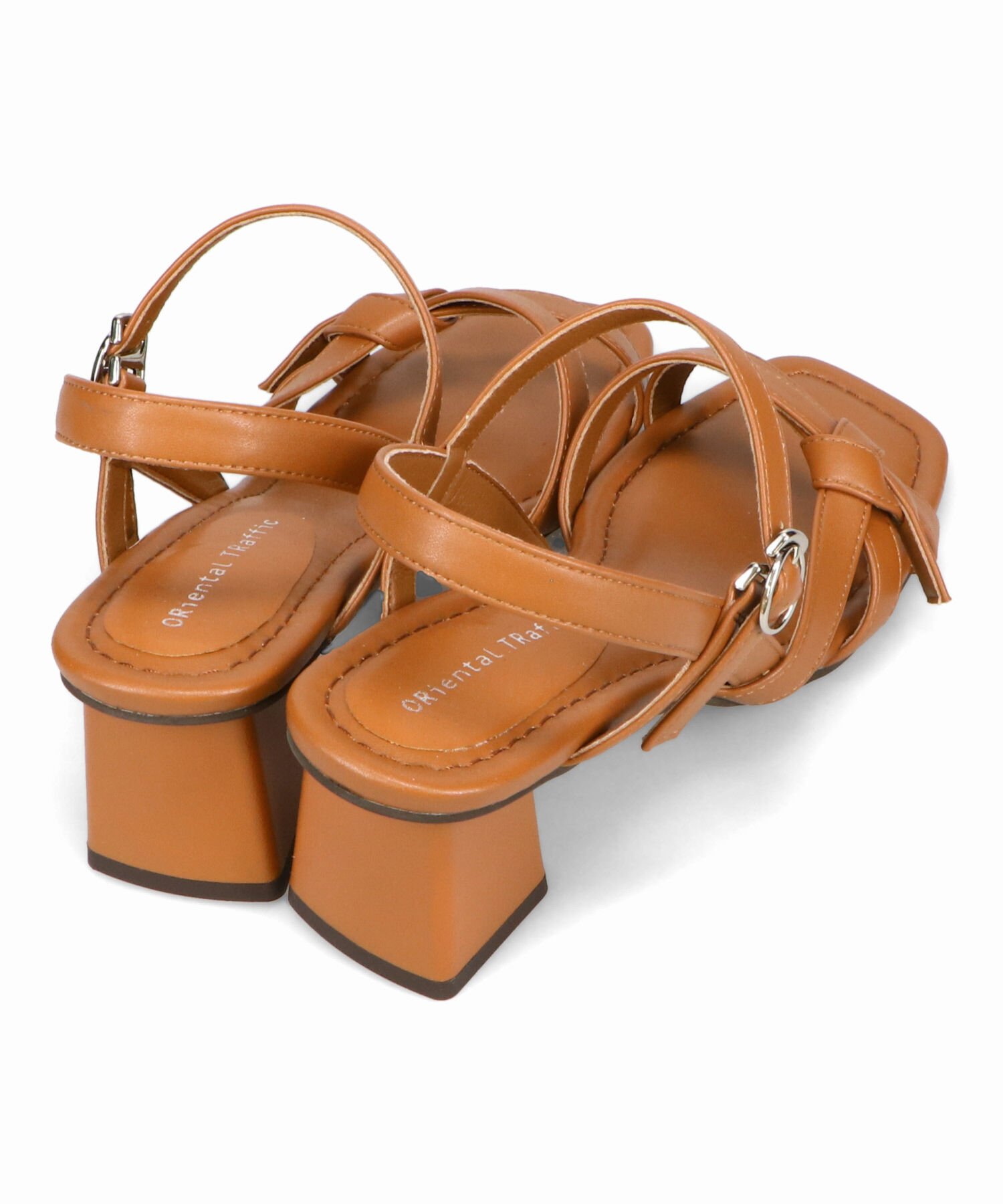 ORiental TRaffic「リボンストラップヒールサンダル/51217 サンダル 人気 売れてる トレンド」|サンダル|
