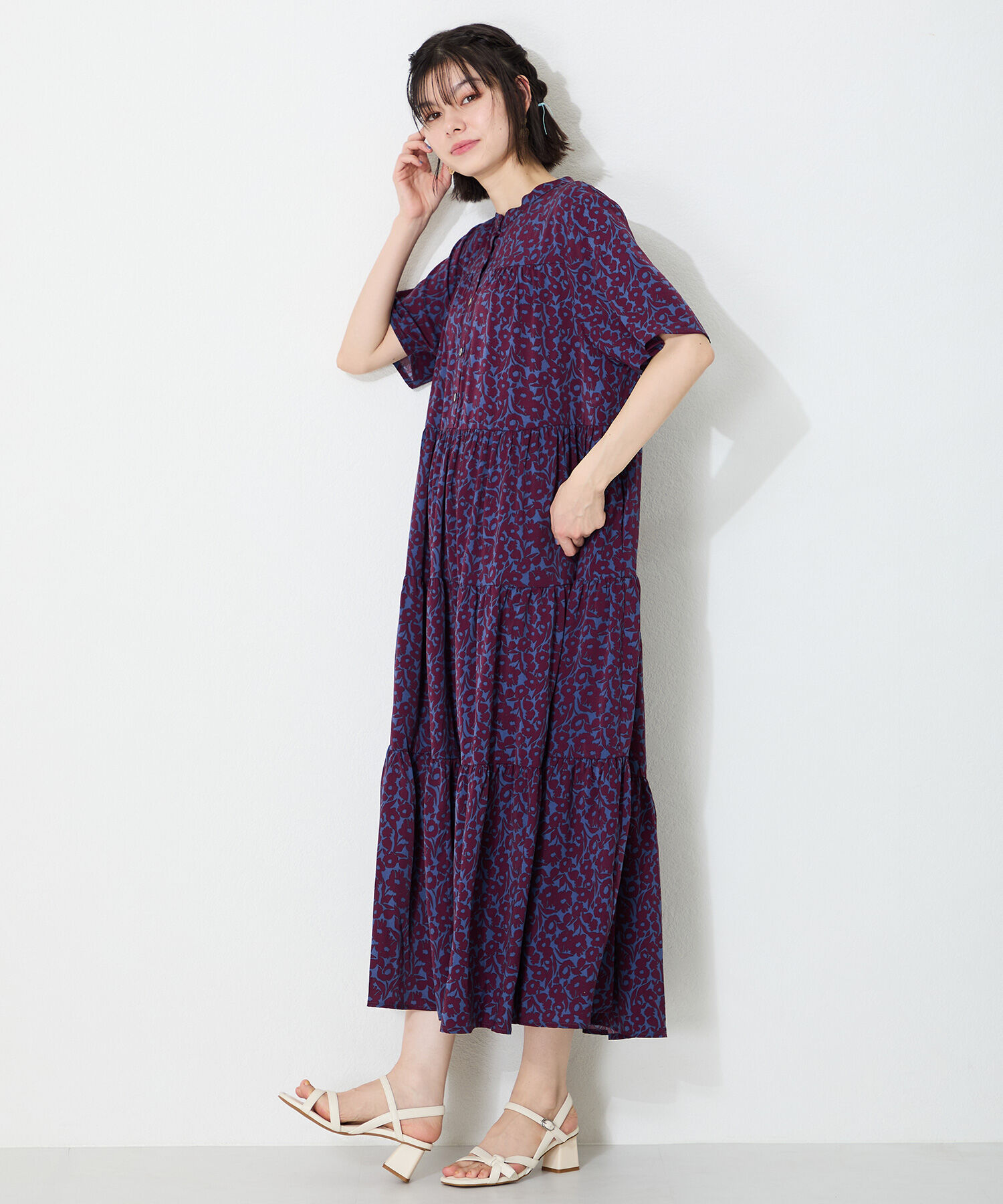 ORiental TRaffic「リボンストラップヒールサンダル/51217 サンダル 人気 売れてる トレンド」|サンダル|