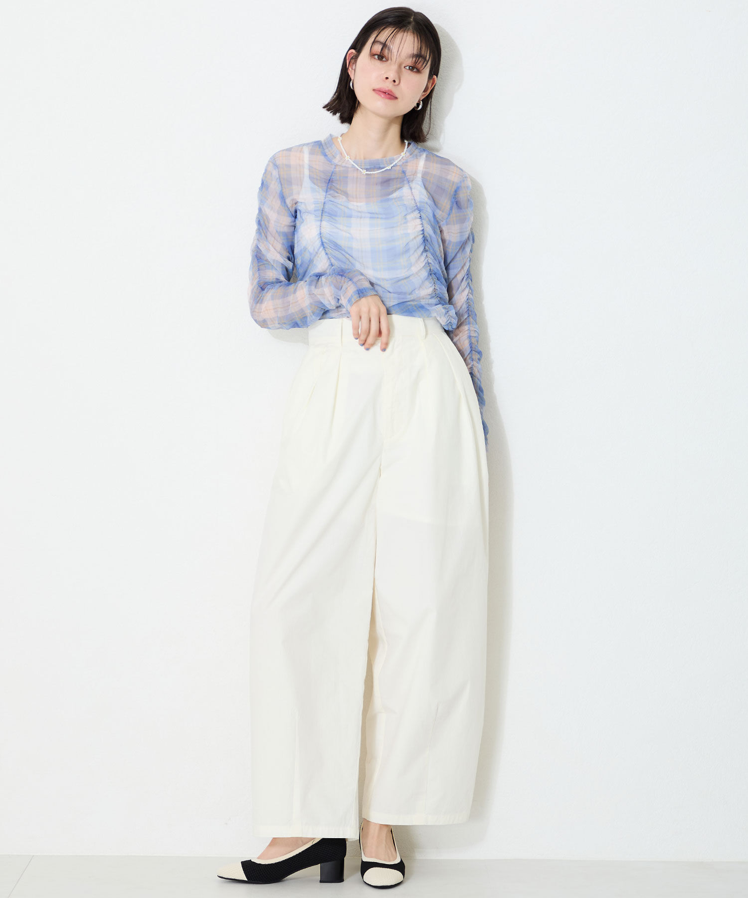 ORiental TRaffic「【跳べるパンプス/シリーズ累計１５０万足突破】ラウンドトゥ ニット ヒール/R-3219 パンプス」|パンプス|