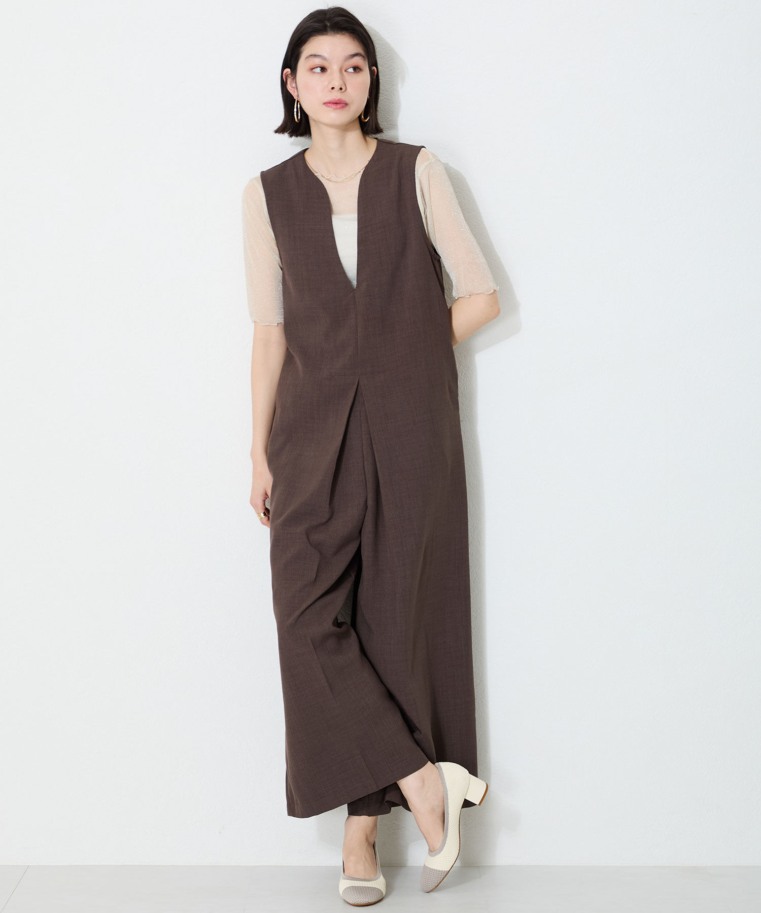 ORiental TRaffic「【跳べるパンプス/シリーズ累計１５０万足突破】ラウンドトゥ ニット ヒール/R-3219 パンプス」|パンプス|