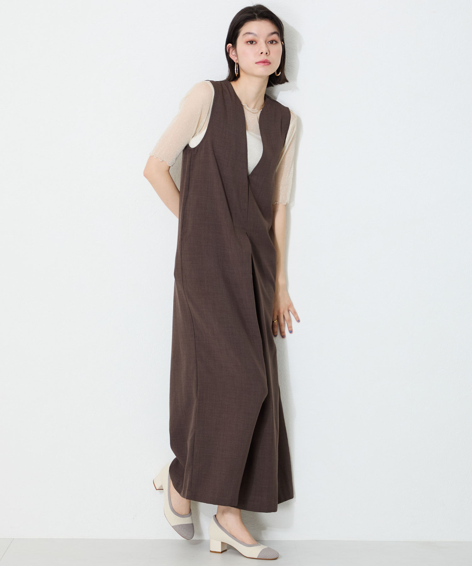 ORiental TRaffic「【跳べるパンプス/シリーズ累計１５０万足突破】ラウンドトゥ ニット ヒール/R-3219 パンプス」|パンプス|