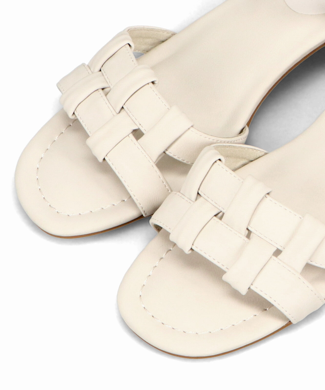 WA Oriental TRaffic「編み込みヒールサンダル/52203 サンダル 人気 トレンド 華奢 ヒール5.2cm」|サンダル|