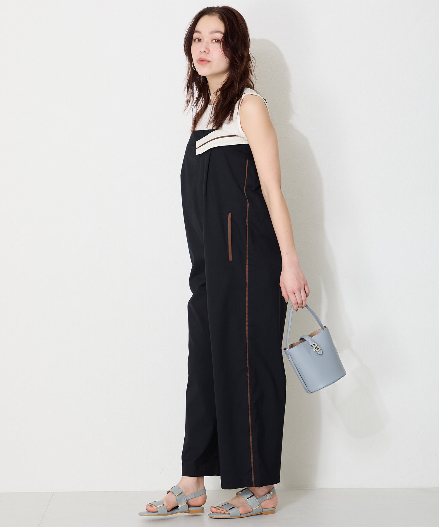 WA Oriental TRaffic「ゴールドモチーフフラットサンダル/52211 サンダル フラット スクエアトゥ クッション」|サンダル|