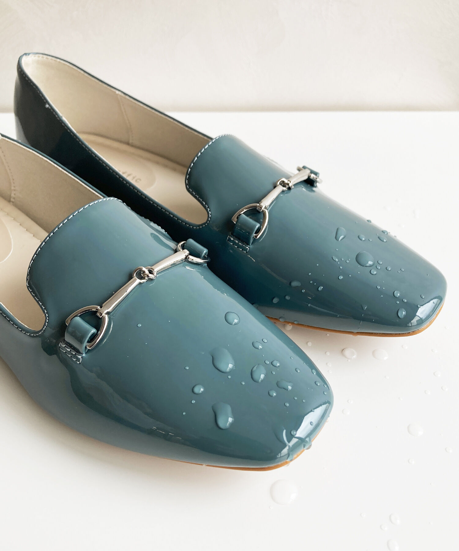 ORiental TRaffic「【WEB限定】 晴雨兼用 ビット ローファー /55106 レイン フラット 柔らかい」|パンプス|