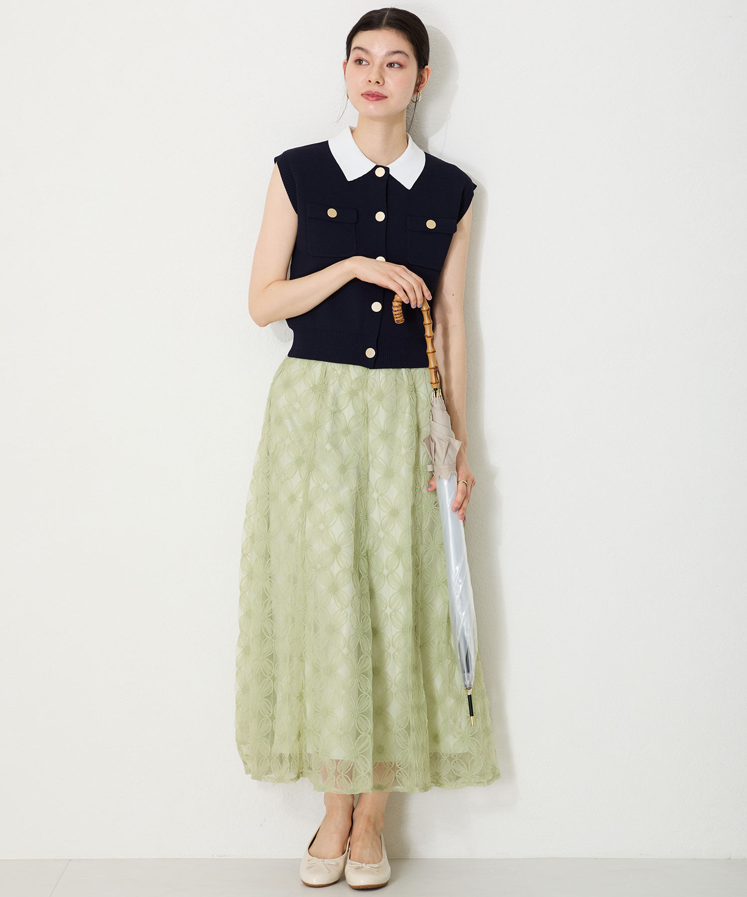 ORiental TRaffic「【防水】 ラウンドトゥ ヒール レインパンプス /R-1023 晴雨兼用 パンプス バレエシューズ クッション」|パンプス|