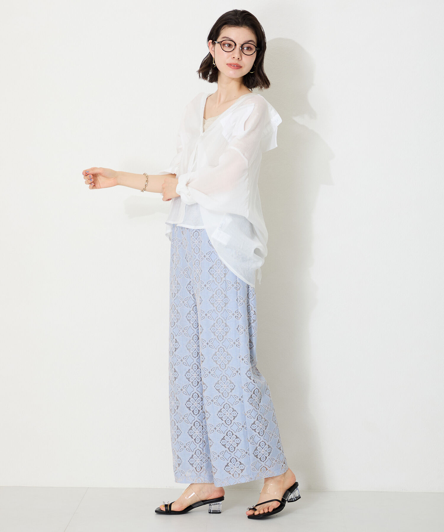 ORiental TRaffic「バタフライモチーフPVCサンダル/51228 人気 トレンド 」|サンダル|