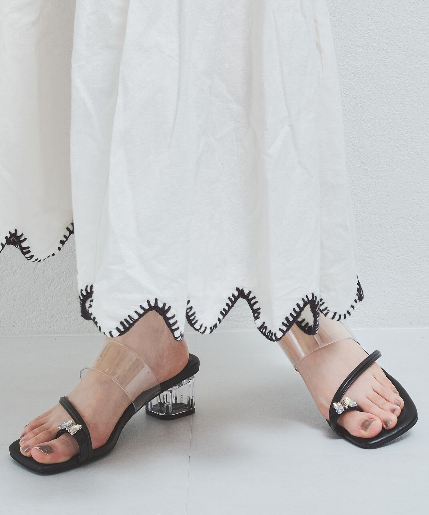 ORiental TRaffic「バタフライモチーフPVCサンダル/51228 人気 トレンド 」|サンダル|