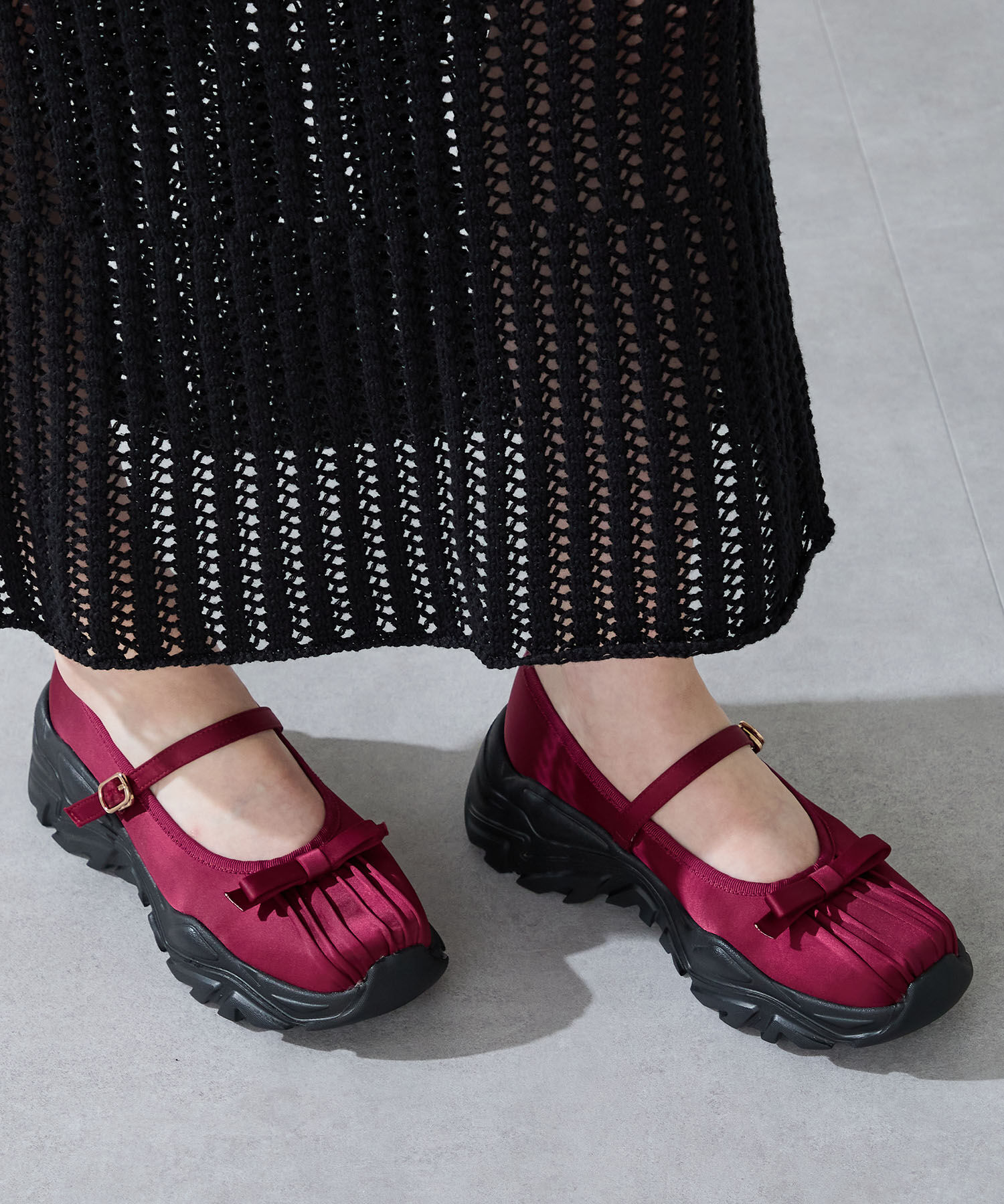 ORiental TRaffic「スニーカーソール バレエシューズ /51305 厚底」|スニーカー|