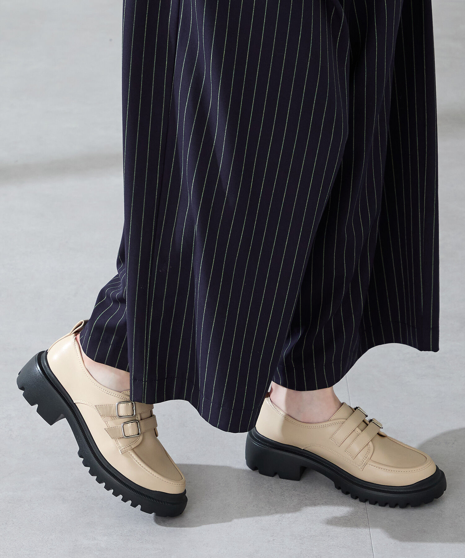 ORiental TRaffic「ダブルベルト厚底シューズ/51313」|スニーカー|