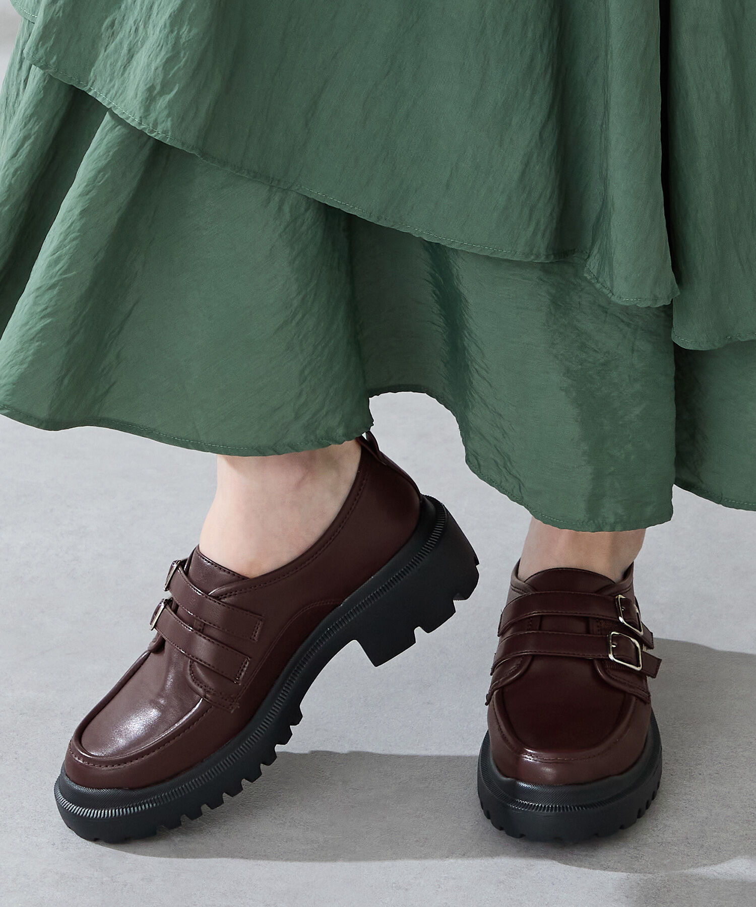 ORiental TRaffic「ダブルベルト厚底シューズ/51313」|スニーカー|