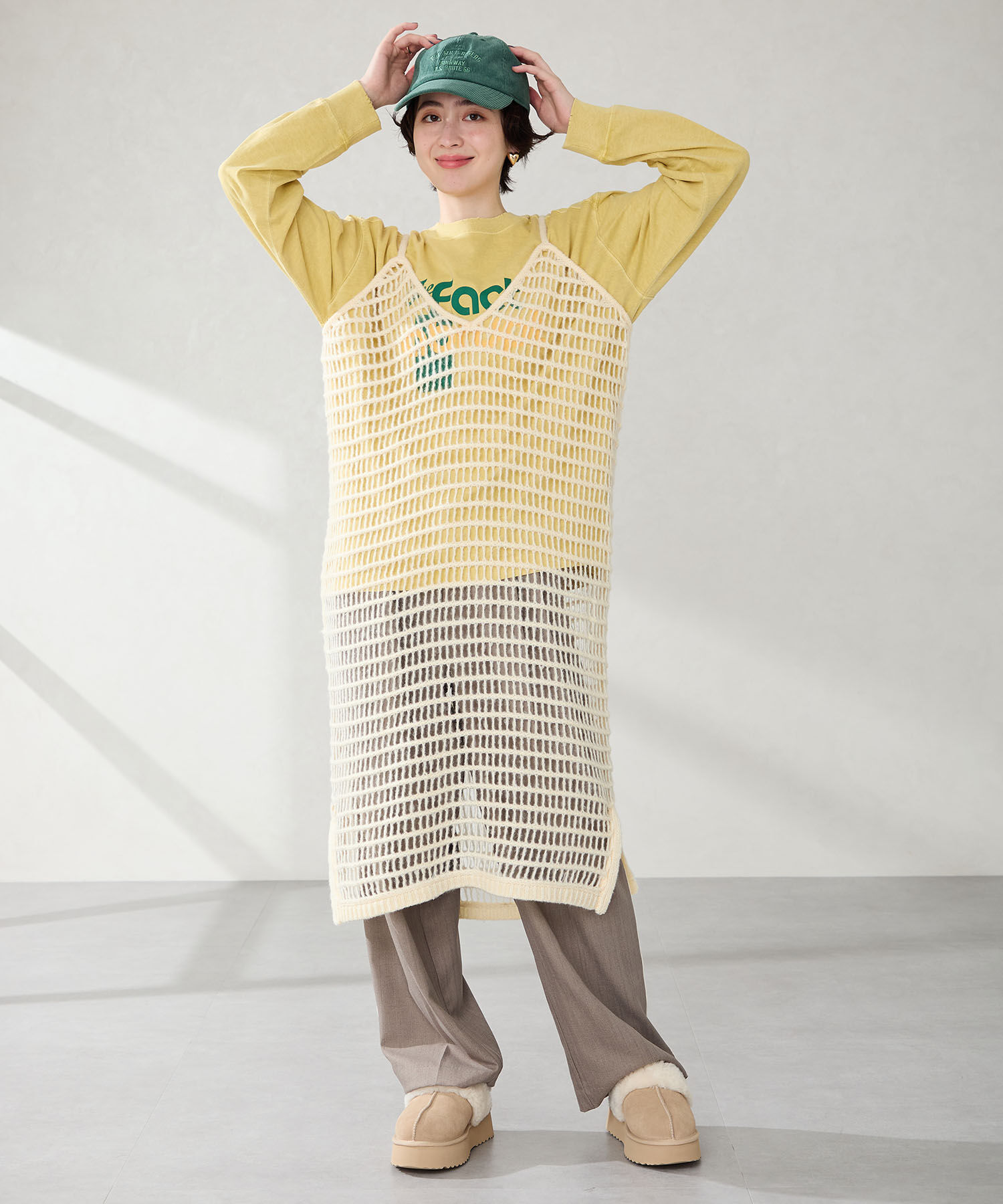 ORiental TRaffic「【 厚底 】 ムートン 2way サンダル /51320 防寒」|サンダル|