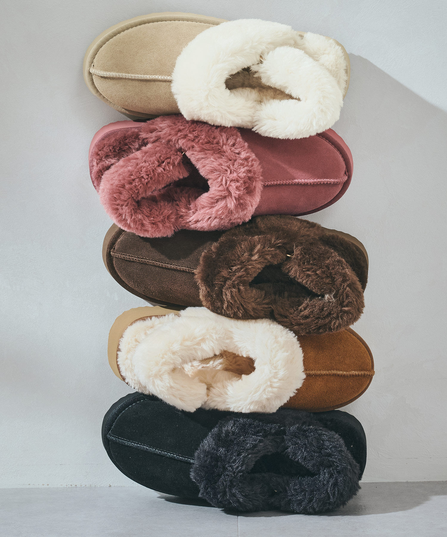 ORiental TRaffic「【 厚底 】 ムートン 2way サンダル /51320 防寒」|サンダル|