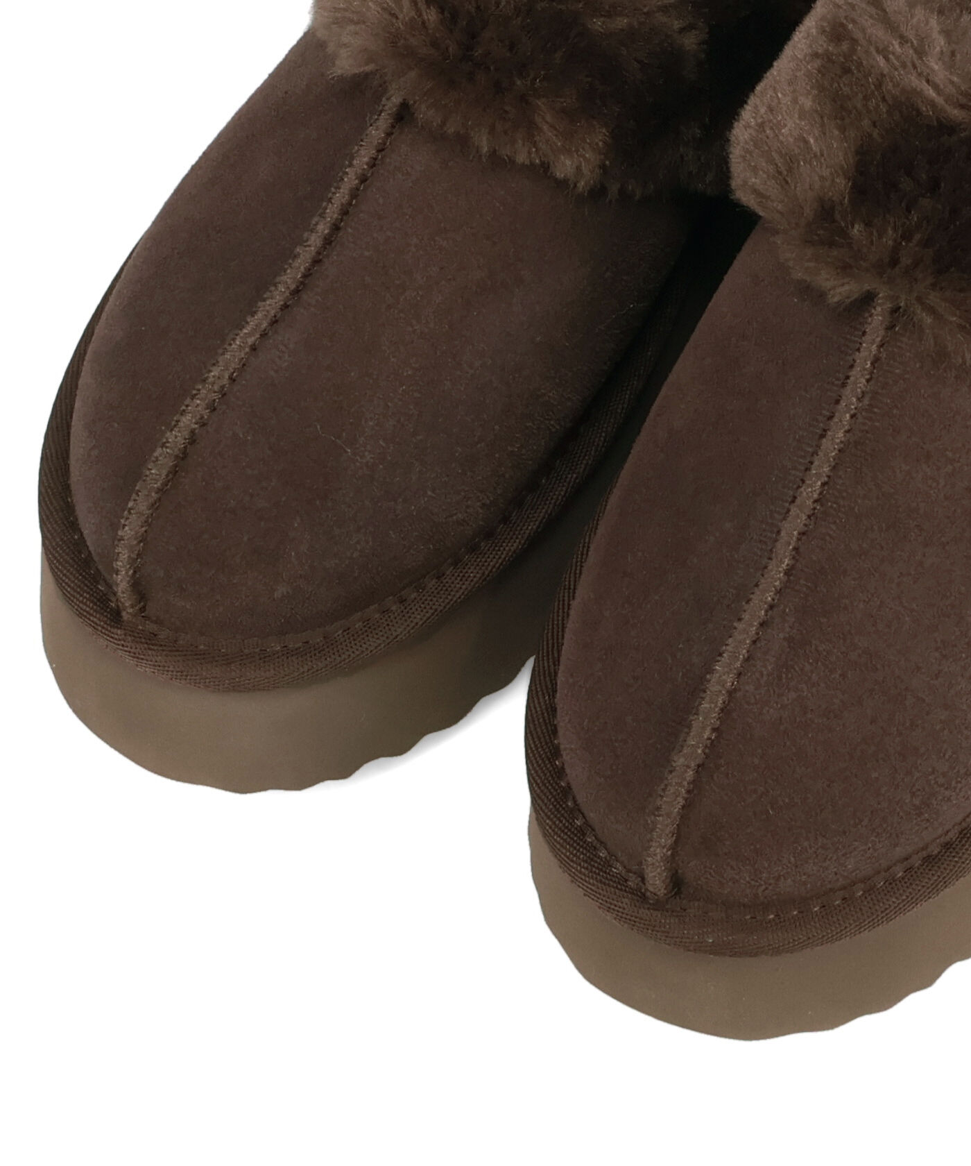 ORiental TRaffic「【 厚底 】 ムートン 2way サンダル /51320 防寒」|サンダル|