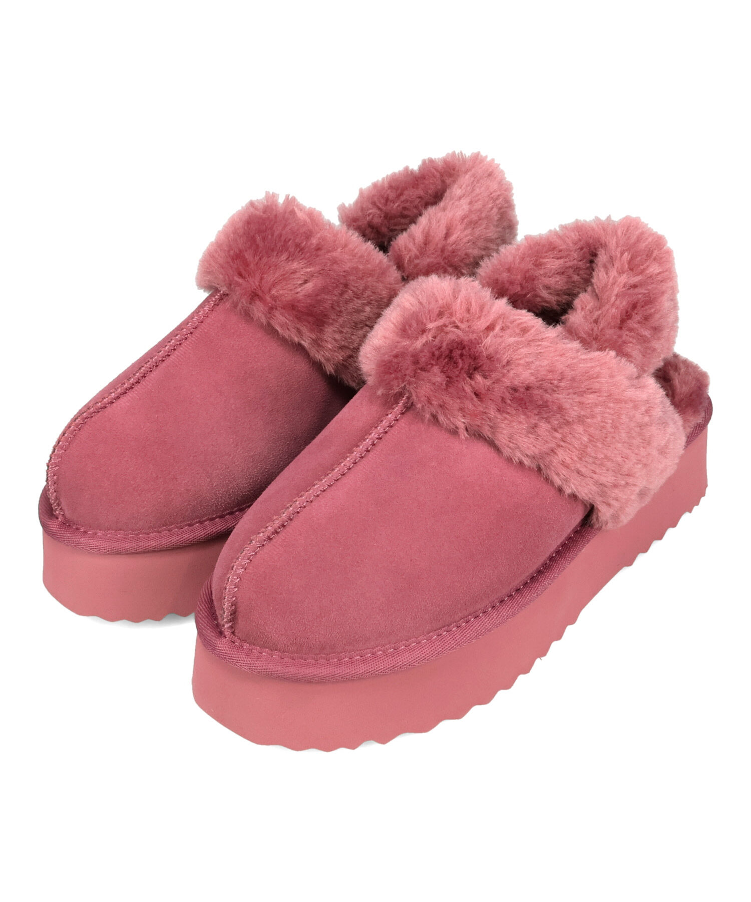 ORiental TRaffic「【 厚底 】 ムートン 2way サンダル /51320 防寒」|サンダル|