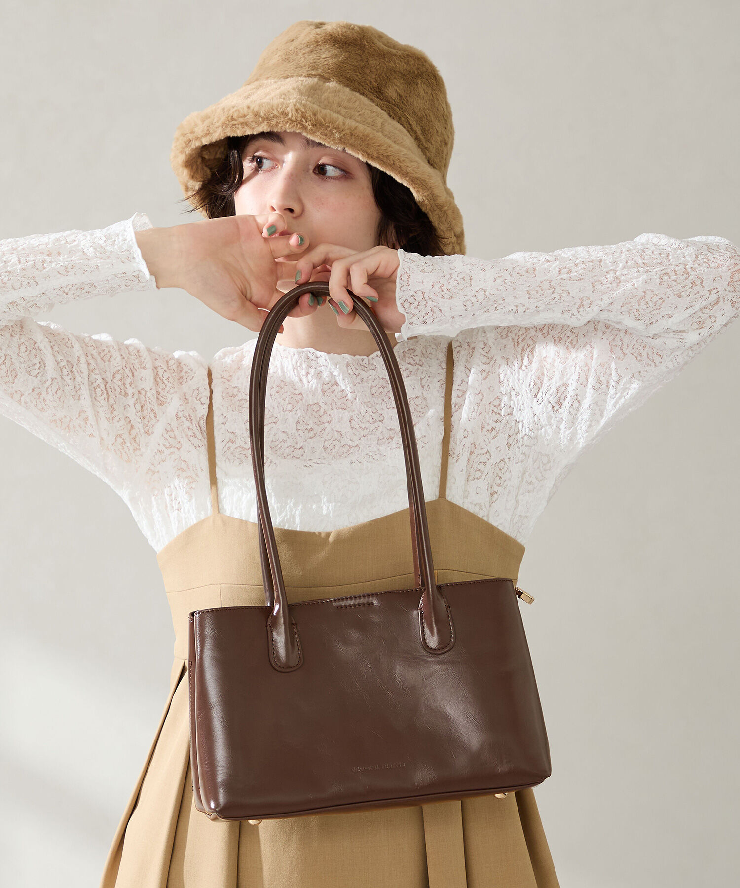 ORiental TRaffic「ロング ハンドル バッグ /BA-267 ボストン」|ボストンバッグ|