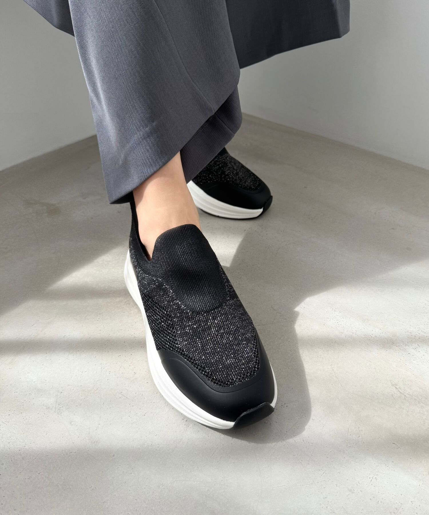 ORiental TRaffic「●2026春夏新作●【 瞬間フィット 】 ニット 防水 スニーカー /OT3799」|スニーカー|