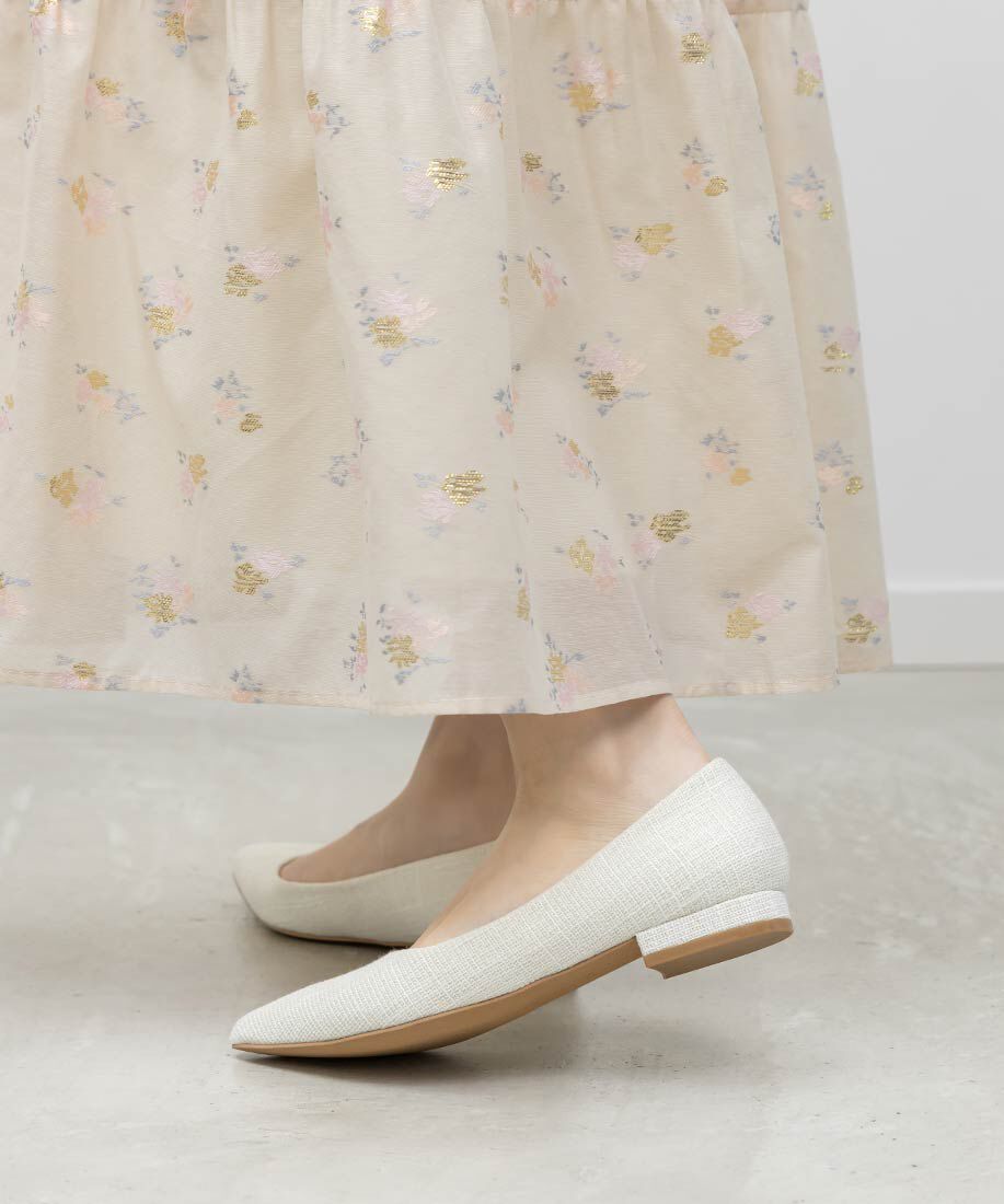  「ポインテッドトゥローヒールパンプス」|パンプス|