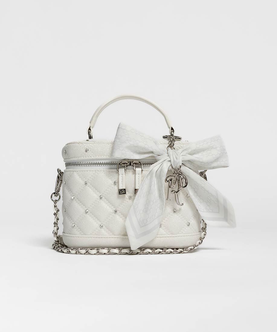  「2WAYリボンチャームキルティングバニティバッグ」|ショルダー・メッセンジャー|