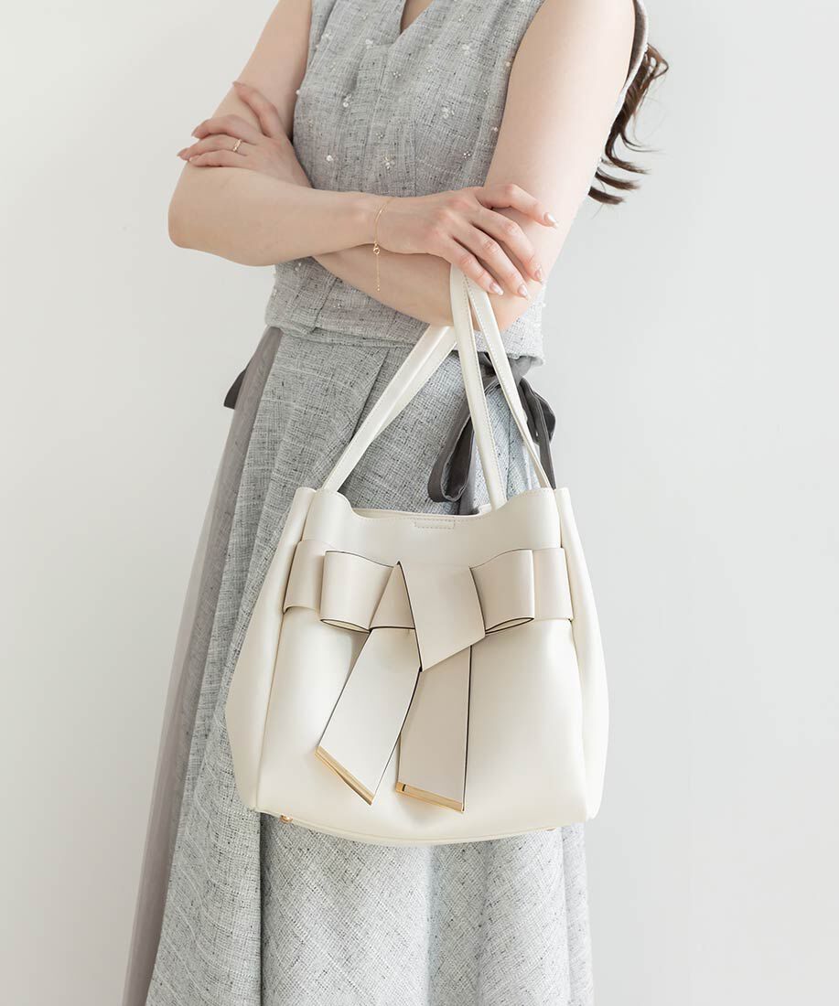  「【A4対応】リボントートバッグ」|トートバッグ|