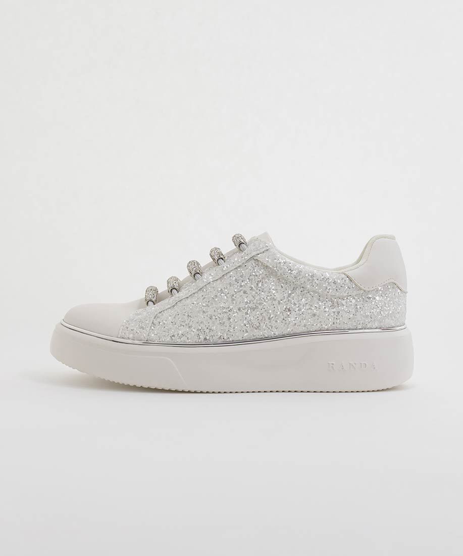  「ビジューパーツグリッタースニーカー」|スニーカー|