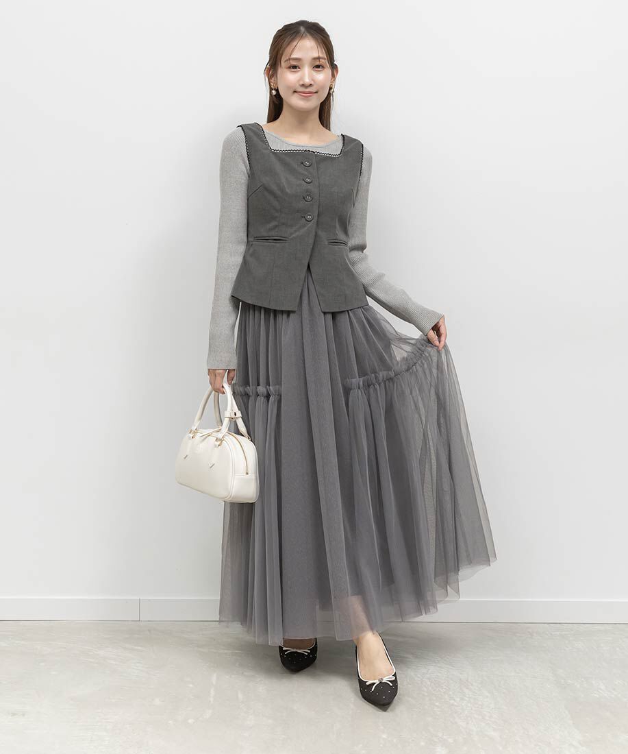  「モノグラムパーツリボンパンプス」|パンプス|