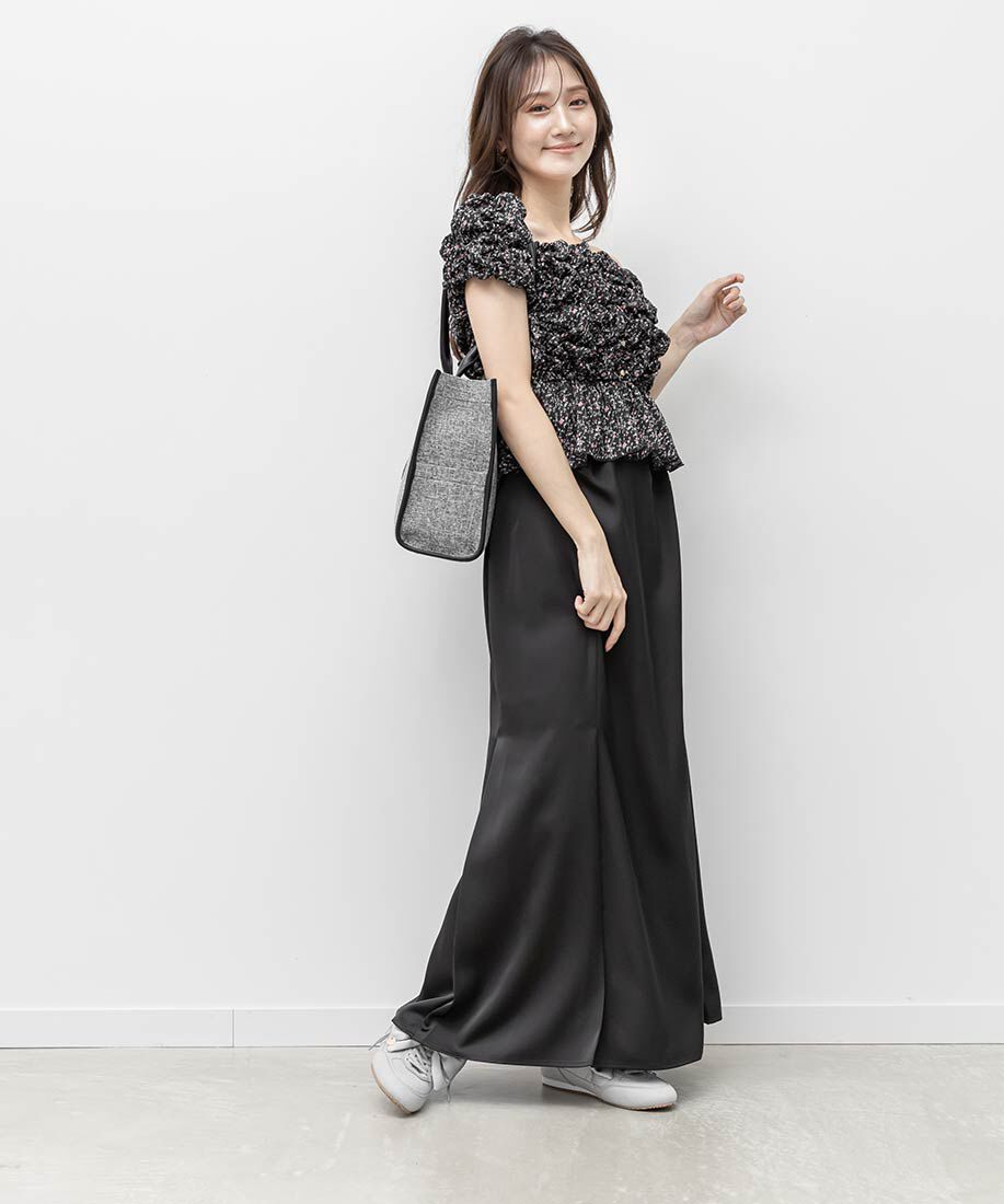  「2WAY サテンリボンロープロファイルスニーカー」|スニーカー|