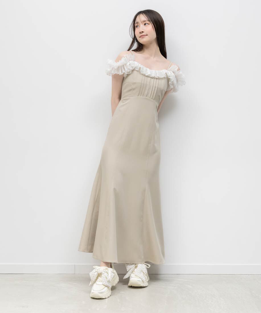  「2WAY スカーフリボンボリュームスニーカー」|スニーカー|