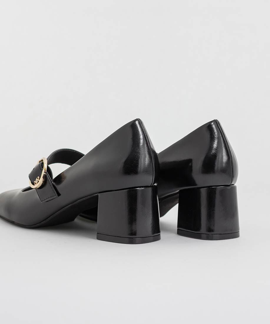  「モノグラムバックルメリージェーンパンプス」|パンプス|