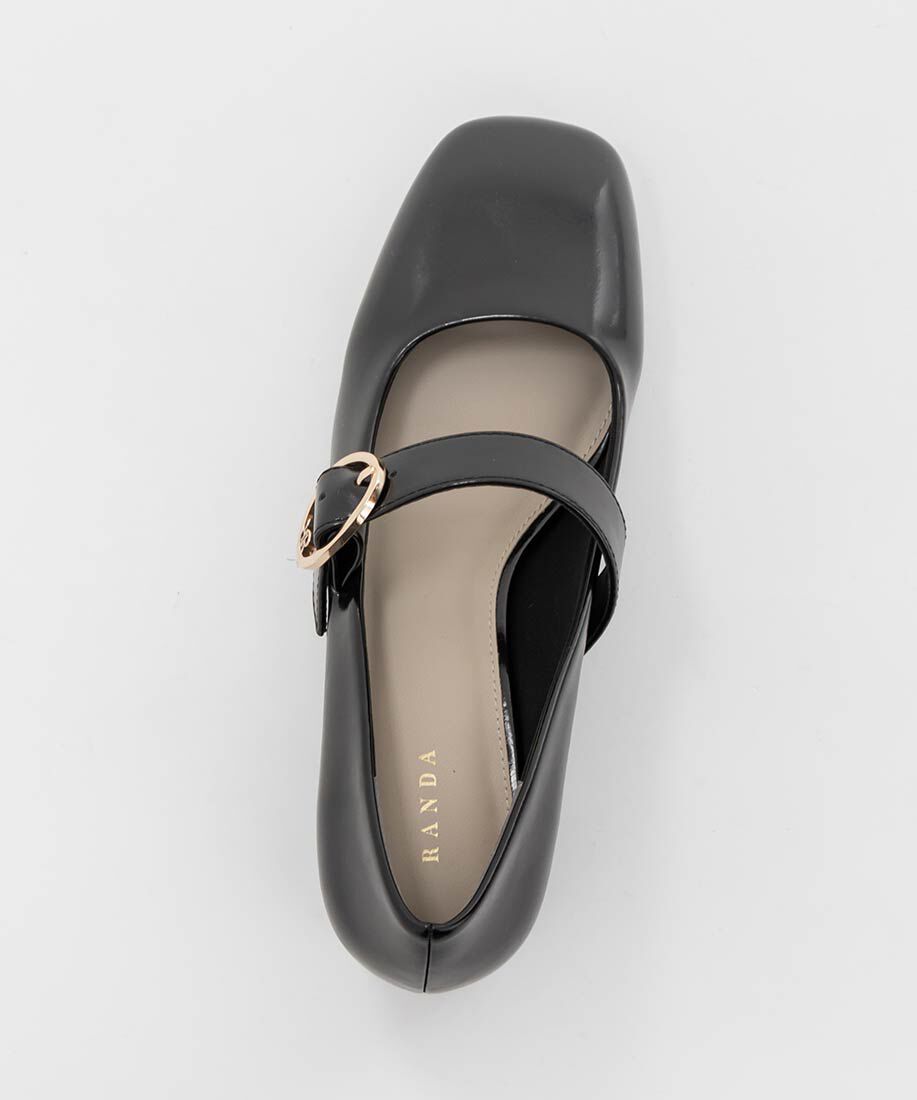  「モノグラムバックルメリージェーンパンプス」|パンプス|