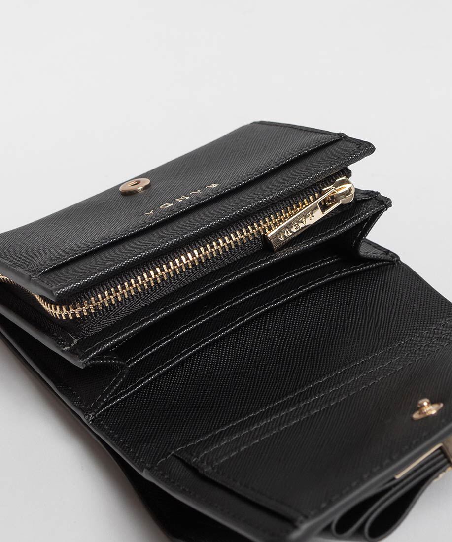  「モノグラムリボン二つ折りウォレット」|財布|