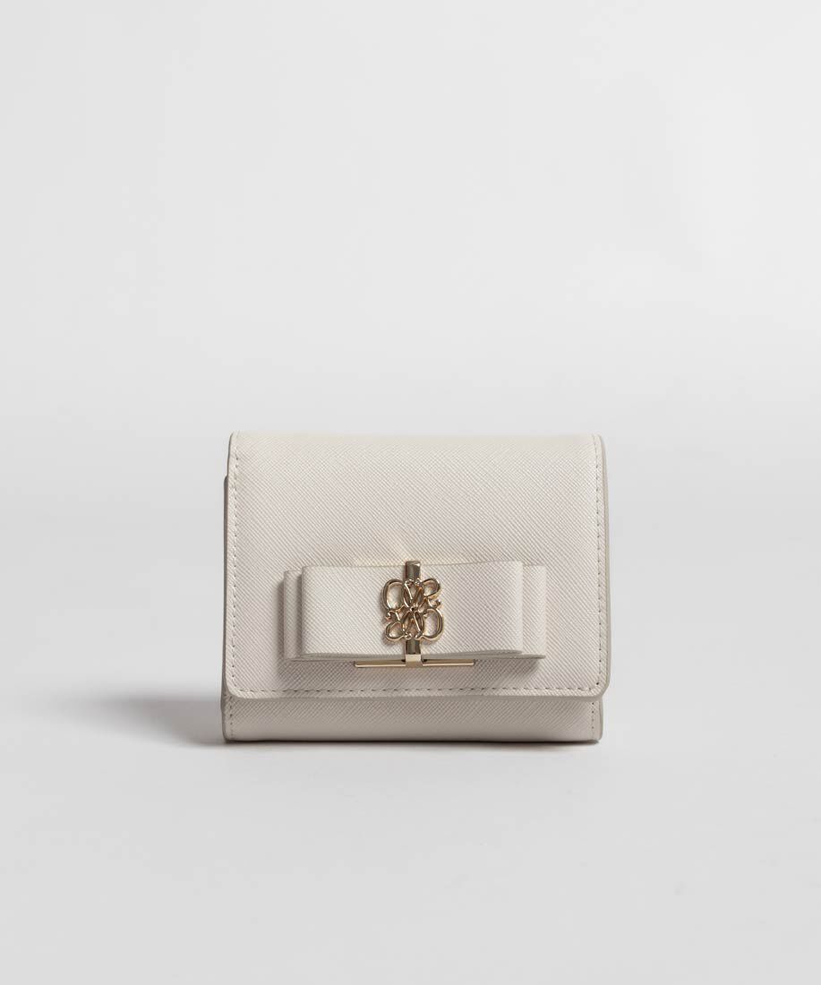  「モノグラムリボン二つ折りウォレット」|財布|