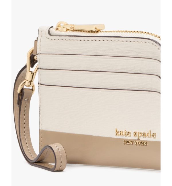 kate spade new york「デヴィン カラーブロック コイン カード ケース リスレット」|定期入れ|