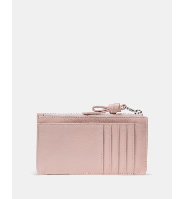 kate spade new york「ループ シャイニーレザー ジップ カード ケース」|名刺入れ・カードケース|