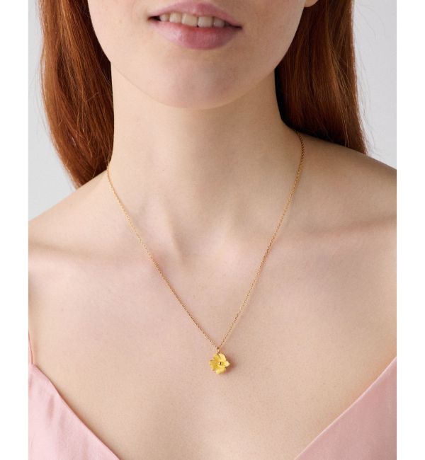 kate spade new york「ゴールデン ブルーム フラワー ペンダント」|ネックレス|