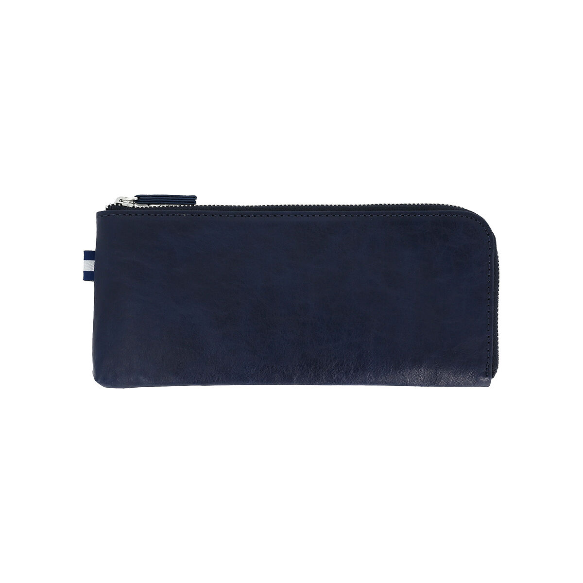 DELFONICS「アルノー フラットペンケース」|ステーショナリー|ダークブルー