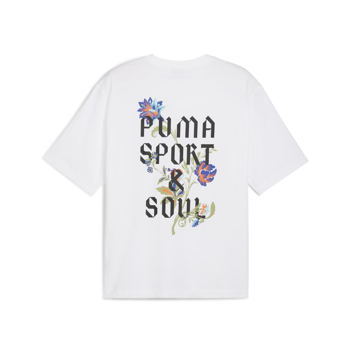 PUMA「【PUMA ｳｪｱ】M FLORALSPORT GRAPHICBOXY TEE」|Tシャツ・カットソー|