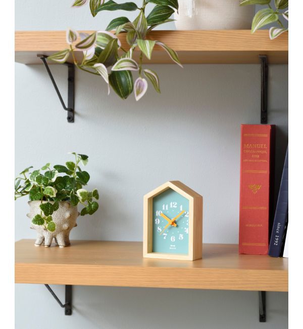 BRUNO「ミニウッドハウスクロック」|クロック・置時計|