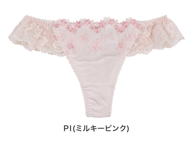 intesucre「アンテシュクレ 毎日フィットブラ IBT381Sペア Ｔバックショーツ M IST381」|インナー|PI