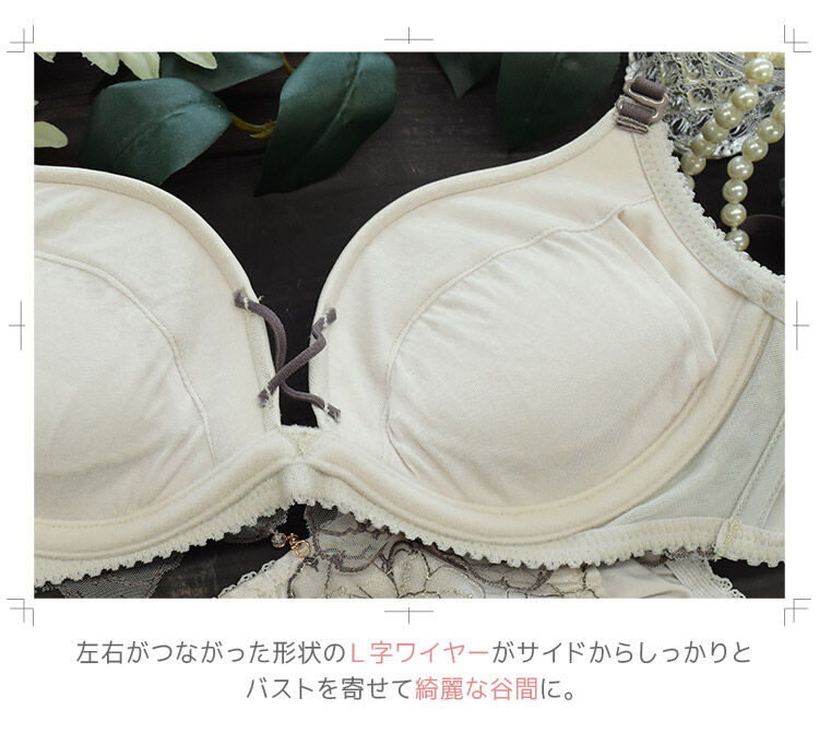 intesucre「アンテシュクレ L wire Bra ブラジャー単品 B-F/65-75 IBT380」|インナー|