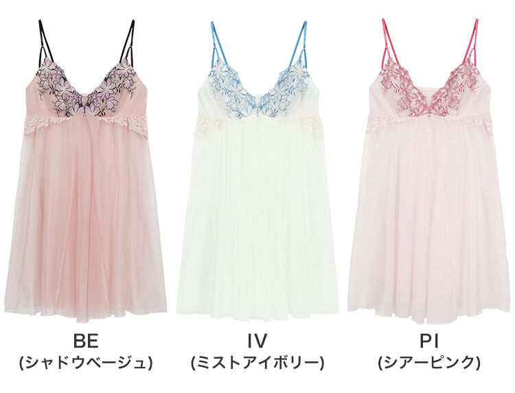 intesucre「アンテシュクレ なでしこブラ  IBT384ペア スリップ M-L ILS384」|インナー|