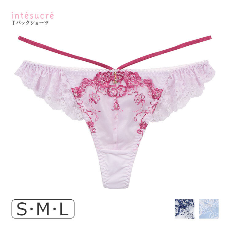 intesucre「アンテシュクレ 毎日フィットブラ IBT387Sペア Ｔバックショーツ S-L IST387」|インナー|
