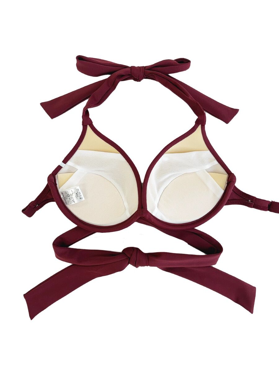 PEAK&PINE「【新作水着】無地クロッシーワイヤースタイルアップビキニ【Gカップ】」|ビキニ|